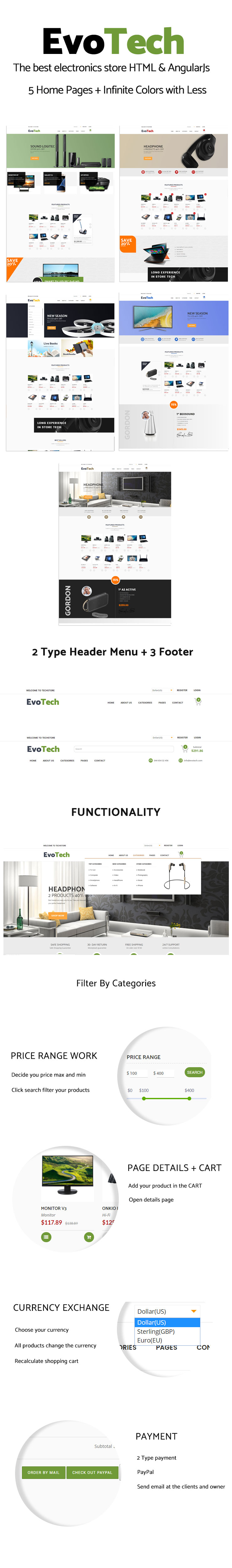 EvoTech - Electronics eCommerce HTML Template - 2